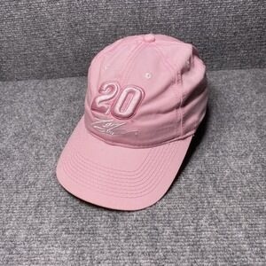Tony Stewart Hat Cap Strap Back Womens One Size Pink NASCAR No 20 Home Depot